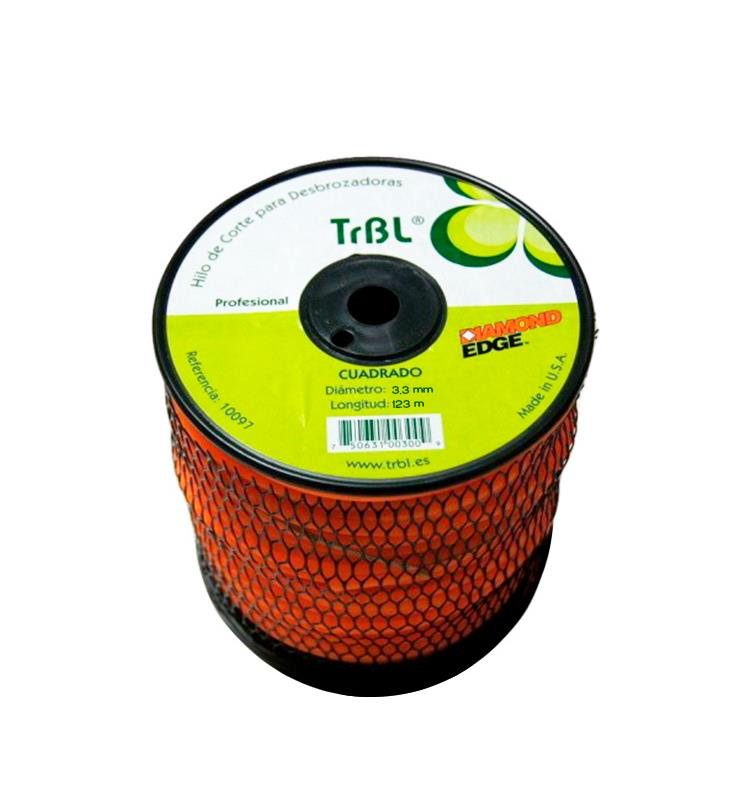 NYLON TRBL CUADRADO 3,3 MM 123 METROS