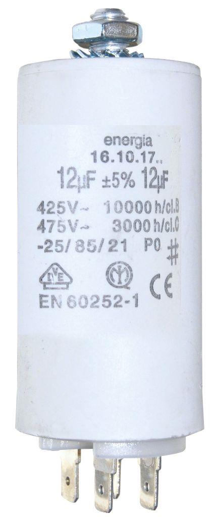 CONDENSADOR DE PLASTICO UNIVERSAL 10 uF