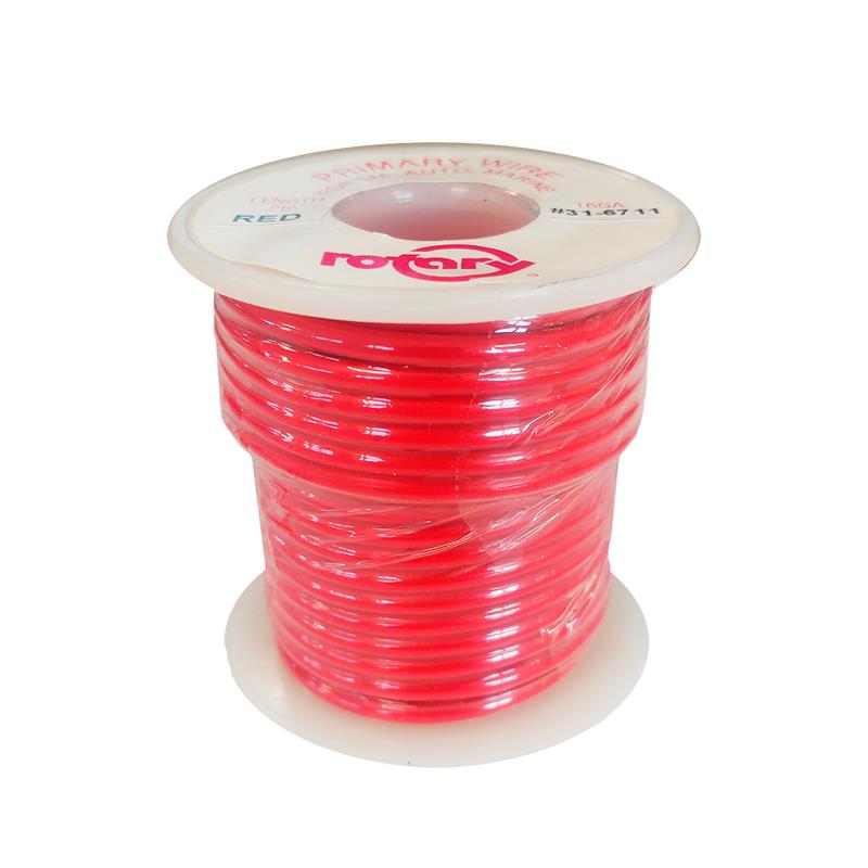 CABLE 16 AWG 1,31 MM PARA CORTACESPED, ROJO 635 cm