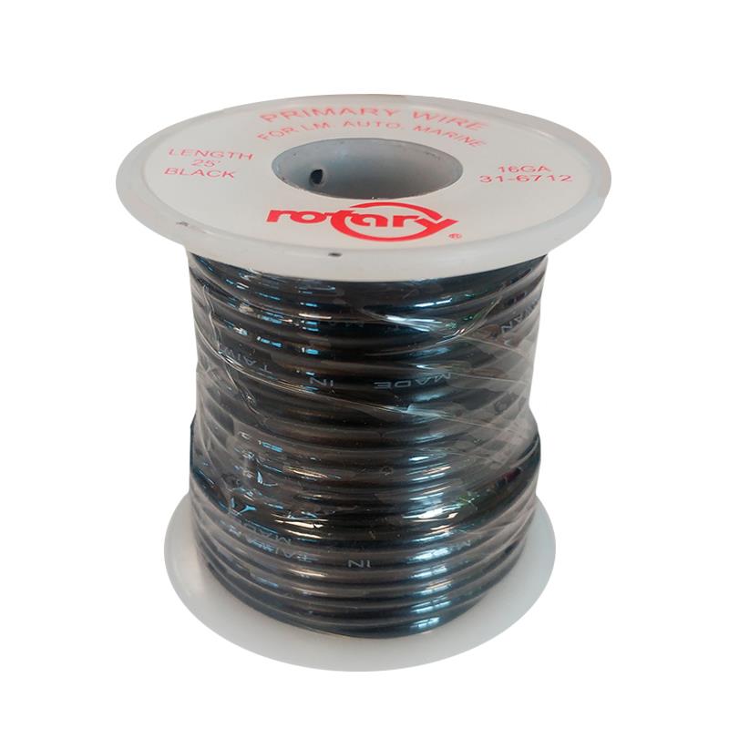 CABLE 16 AWG 1,31 MM PARA CORTACESPED, NEGRO 635 c