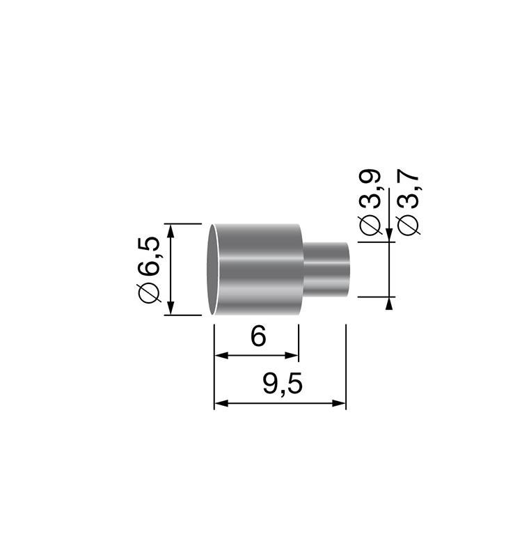 TERMINACIÓN FUNDA DE CABLE CON CONDUCTO, 5,5 MM