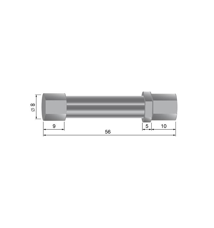 TORNILLO TENSOR DE DOBLE REGULACIÓN TORNILLO 8 MM