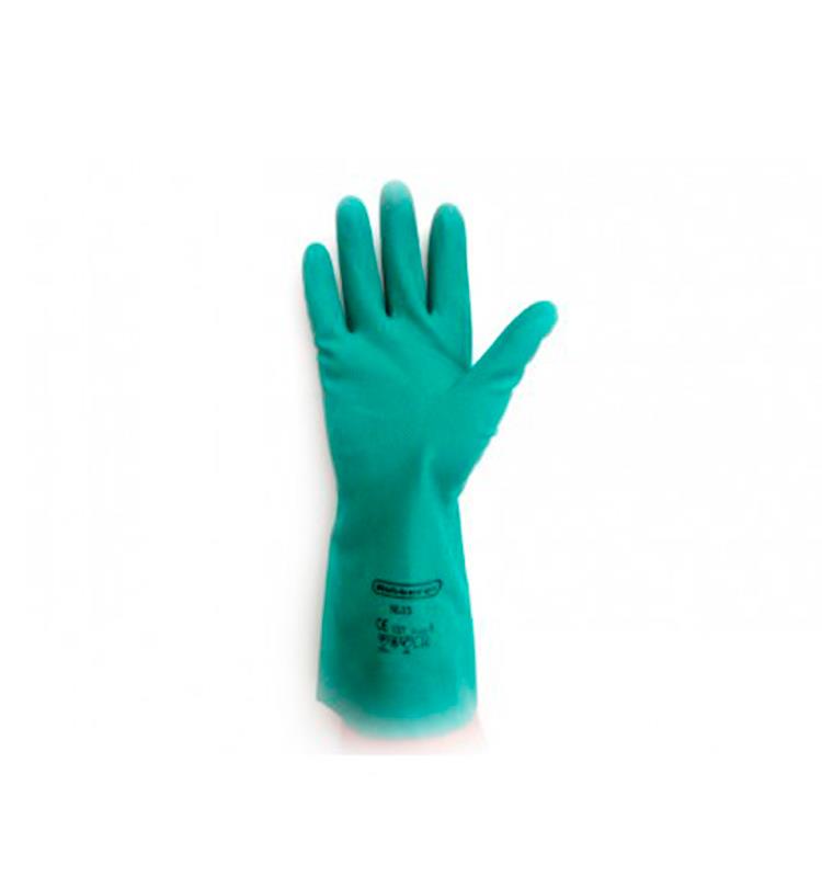 GUANTES DE NITRILO VERDE EN388 EN374-1/2/3