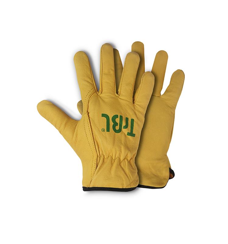 GUANTES TRBL EN PIEL DE CABRA - COLOR AMARILLO