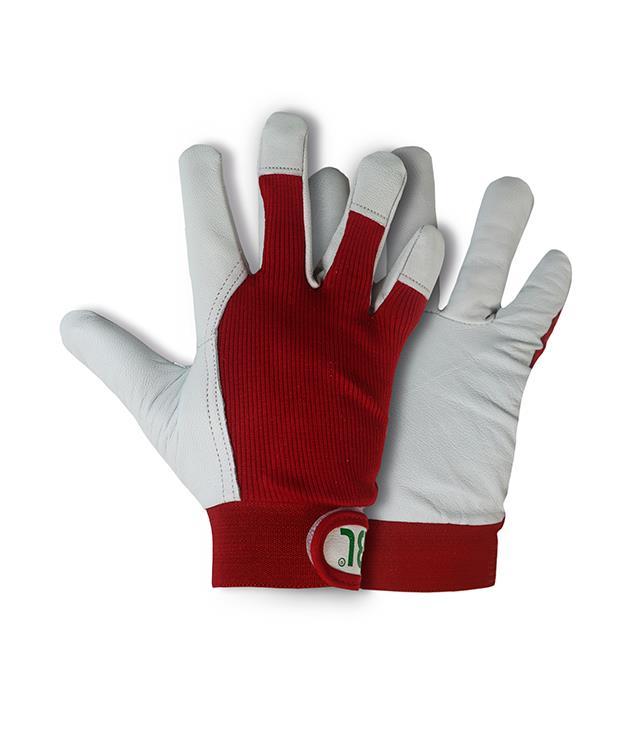 GUANTES DE JARDIN TRBL ROJO CON VELCRO