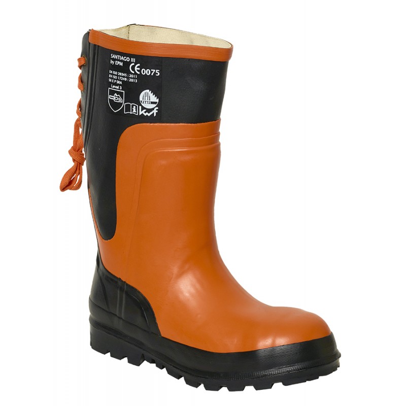 BOTA DE GOMA CON PROTECCIÓN ANTICORTE CLASE 3 (28 m/s)