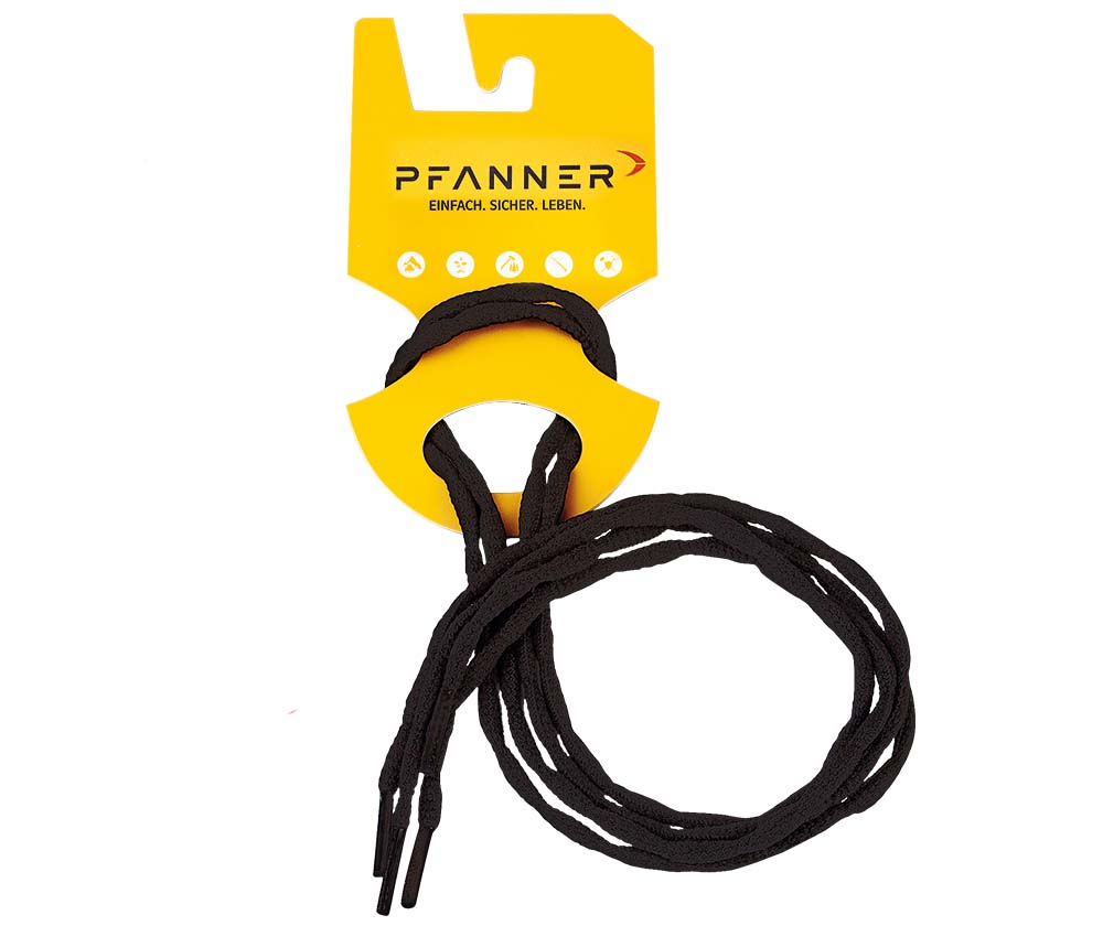 CORDONES PFANNER PARA BOTAS - 100CM - COLOR NEGRO