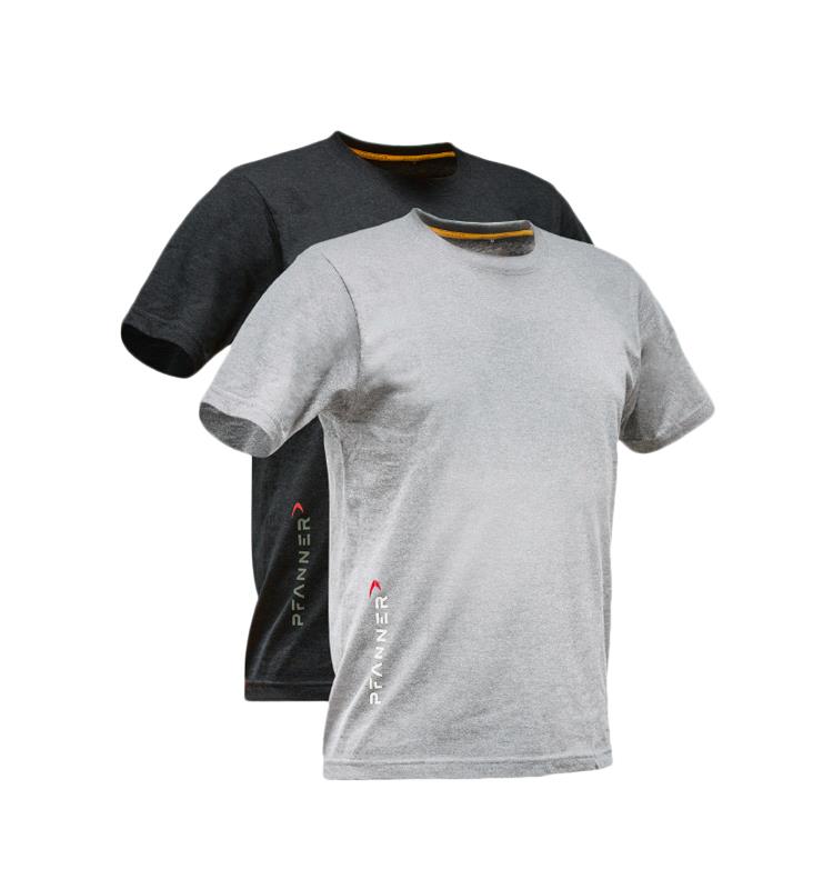 CAMISETA PFANNER (SET DE 2 CAMISETAS GRIS Y NEGRA)