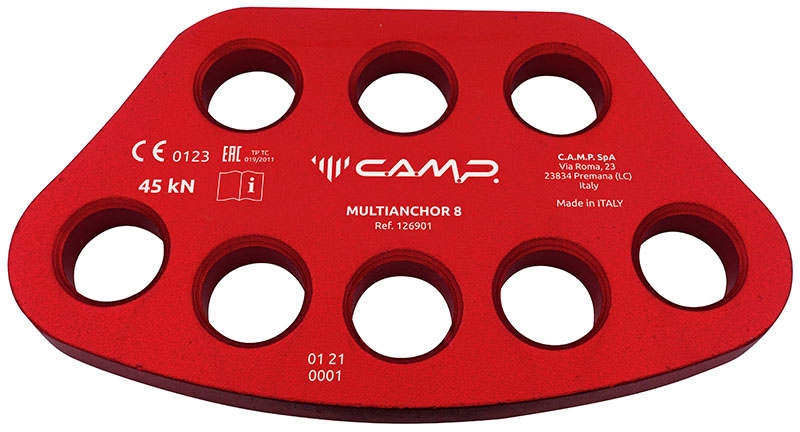 PLACA MULTIANCLAJE CAMP 7 AGUJEROS - 149 x 86 x 12 MM