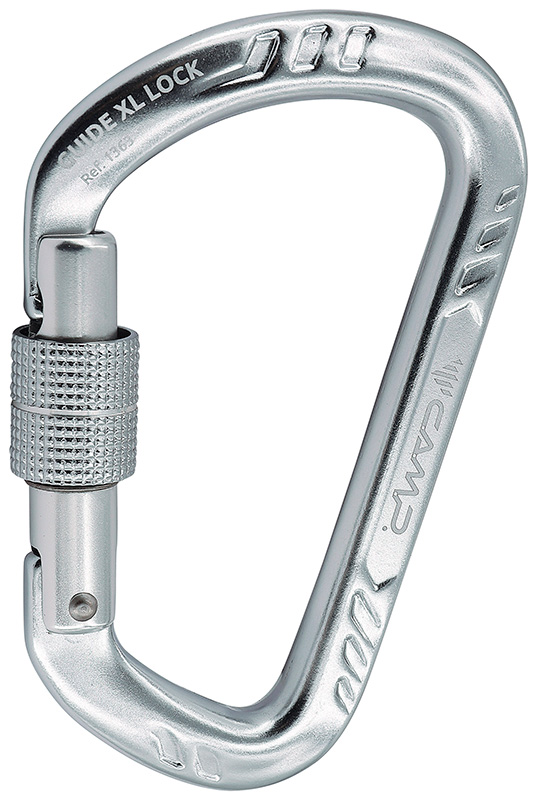 MOSQUETON ALEACION ALUMINIO GUIDE XL LOCK - 28kN