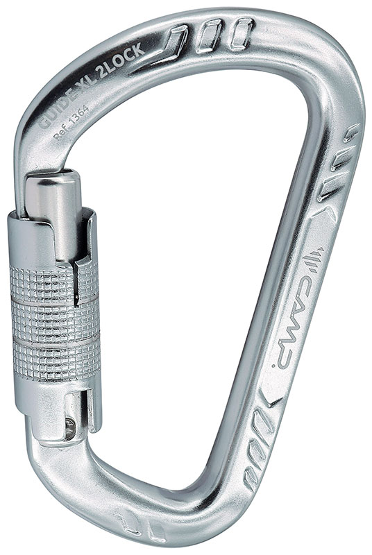 MOSQUETON ALEACION ALUMINIO GUIDE XL2 LOCK - 28kN