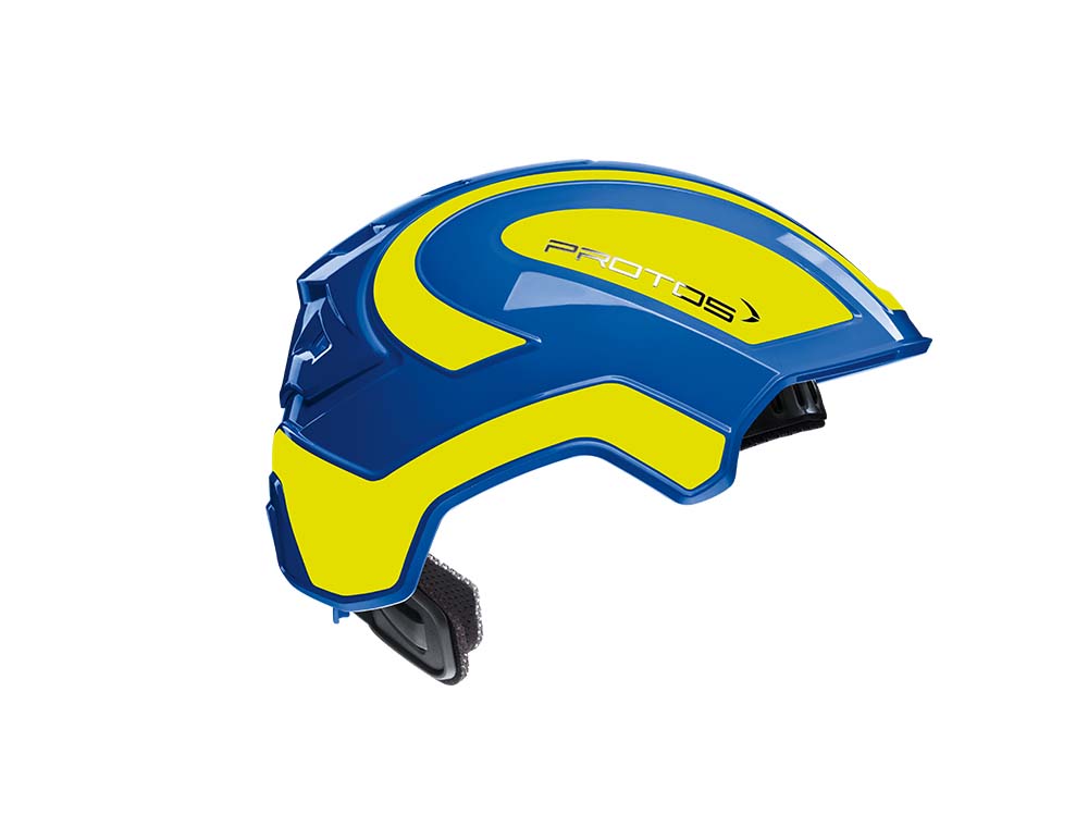 CASCO PROTOS INTEGRAL INDUSTRY - AZUL/AMARILLO