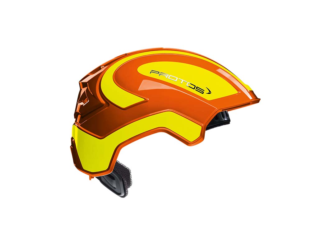 CASCO PROTOS INTEGRAL INDUSTRY - NARANJA/AMARILLO