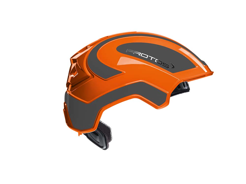 CASCO PROTOS INTEGRAL INDUSTRY - NARANJA/GRIS