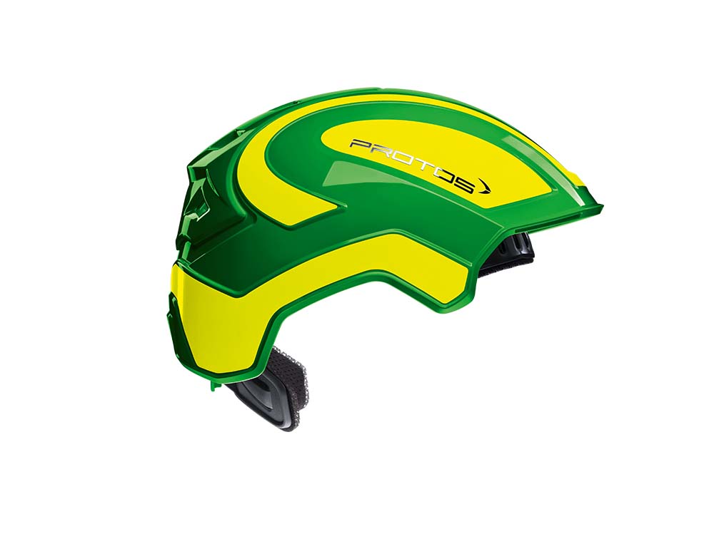 CASCO PROTOS INTEGRAL INDUSTRY - VERDE/AMARILLO