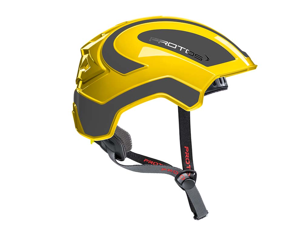 CASCO PROTOS INTEGRAL CLIMBER - AMARILLO/GRIS