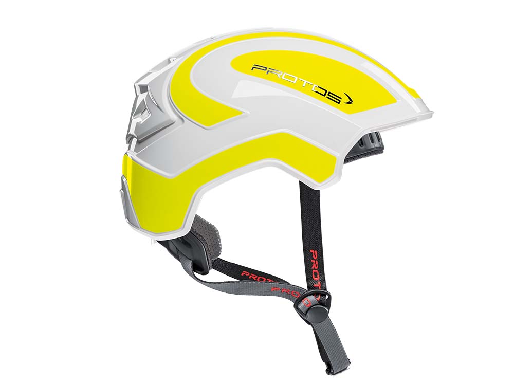 CASCO PROTOS INTEGRAL CLIMBER - BLANCO/AMARILLO