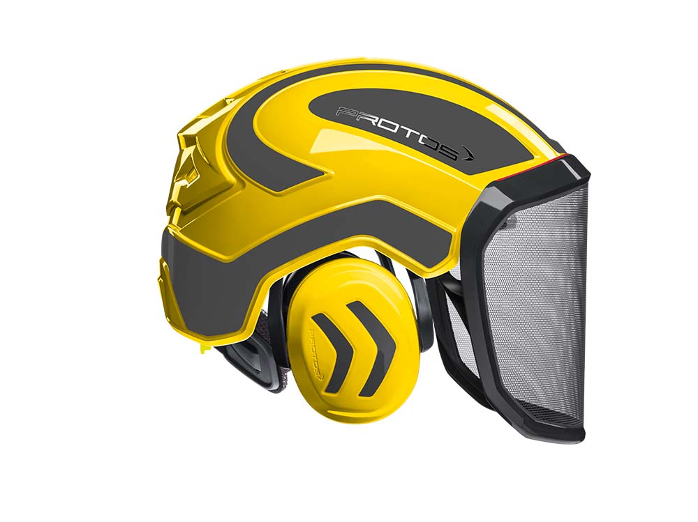 CASCO PROTOS INTEGRAL FOREST - AMARILLO/GRIS