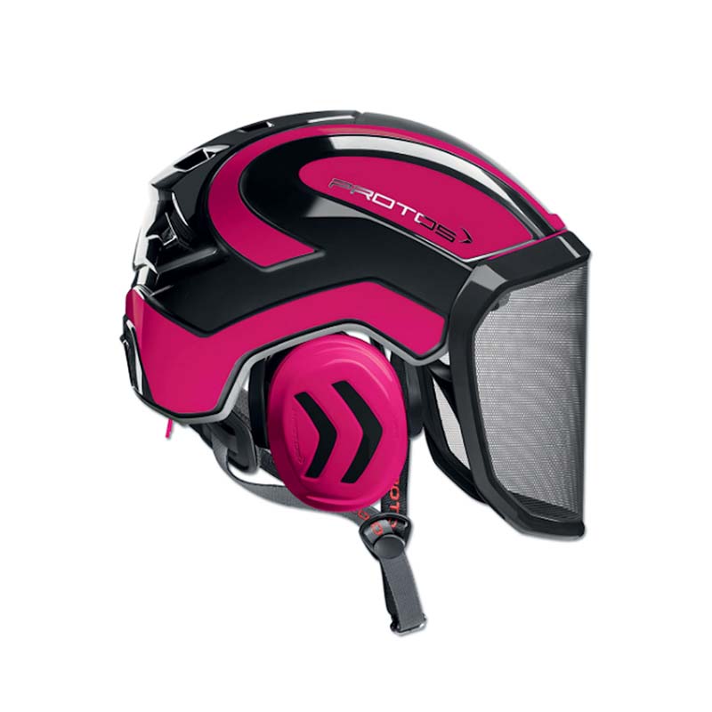 CASCO PROTOS INTEGRAL ARBORIST - NEGRO/ROSA