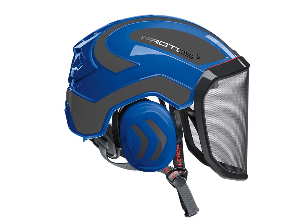 CASCO PROTOS INTEGRAL ARBORIST - AZUL/GRIS