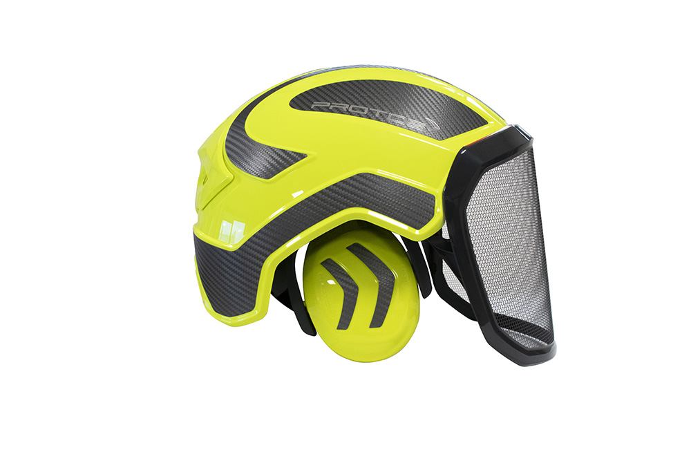 CASCO PROTOS INTEGRAL ARBORIST - AMARILLO NEON/CARBÓN