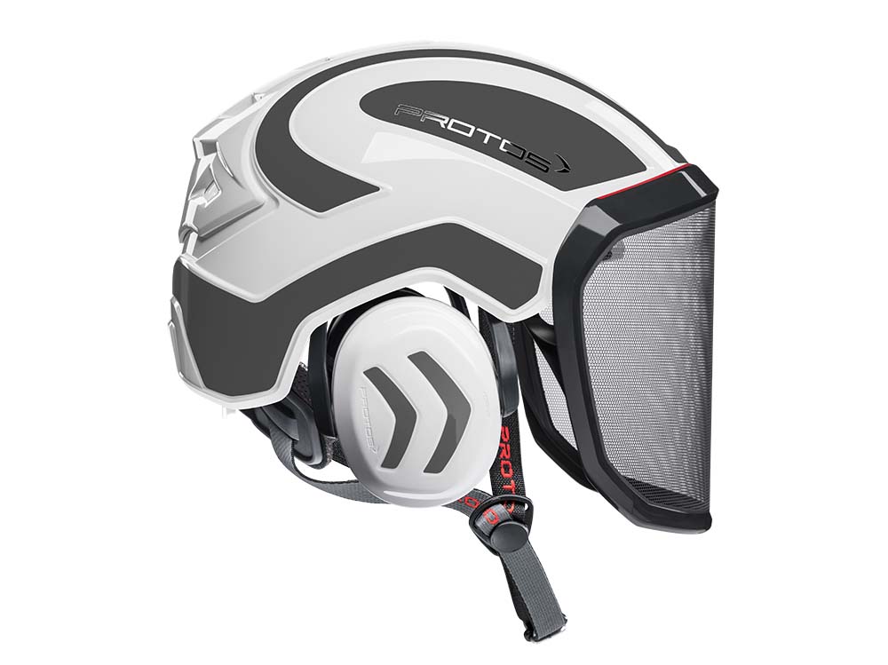 CASCO PROTOS INTEGRAL ARBORIST - BLANCO/GRIS