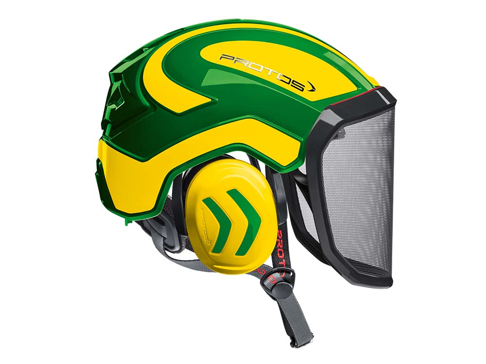 CASCO PROTOS INTEGRAL ARBORIST - VERDE/AMARILLO