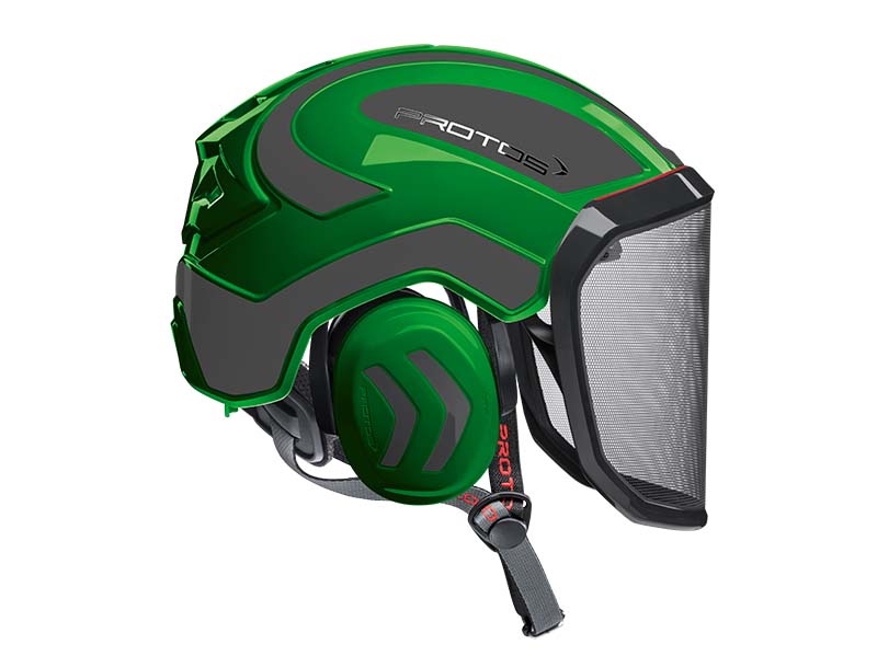 CASCO PROTOS INTEGRAL ARBORIST - VERDE/GRIS