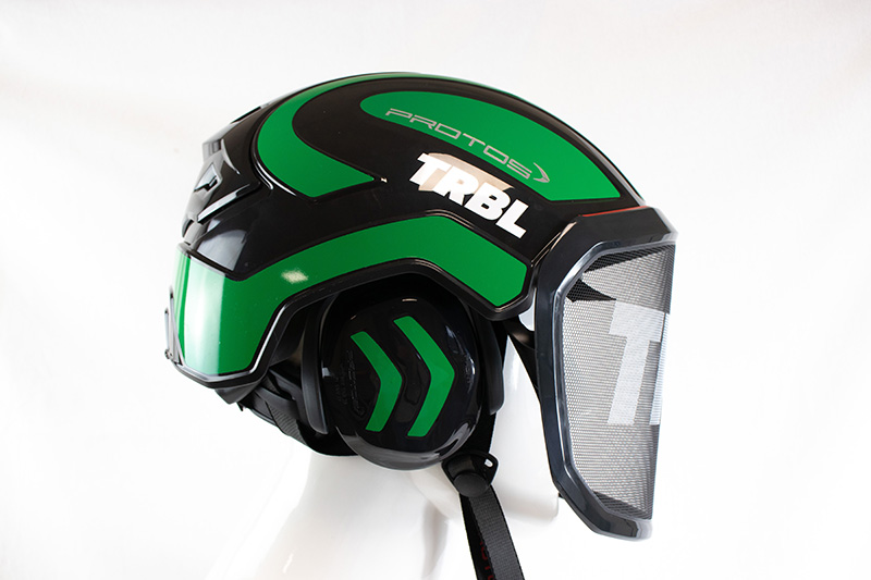 CASCO PROTOS ARBORIST By TRBL - NEGRO/VERDE