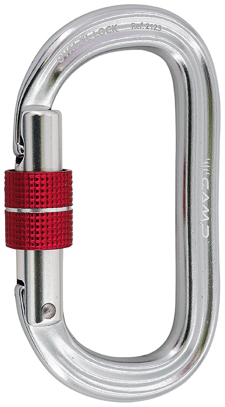 MOSQUETON ALEACION ALUMINIO OVAL XL LOCK - 28 kN