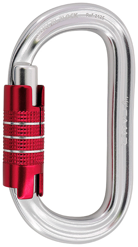 MOSQUETON ALEACION ALUMINIO OVAL XL3 LOCK - 28 kN