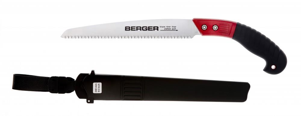 SERRUCHO JARDIN BERGER CON FUNDA - HOJA 240 mm