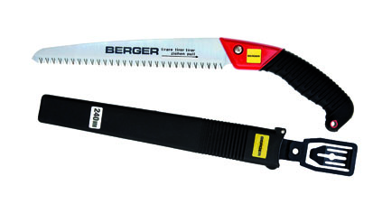 SERRUCHO JARDIN BERGER CON FUNDA - HOJA 240 mm