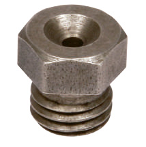 BOQUILLA DE ACERO INOX M7X1, AGUJERO 1,75 MM