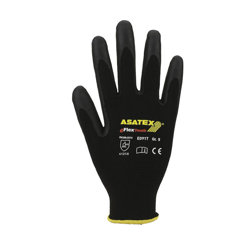 GUANTES DE PUNTO RECUBIERTO DE MICRO ESPUMA E091T